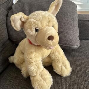 Build A Bear Golden Retriever Stuffed Animal  Dog Beige 18" Barks & Pants VIDEO